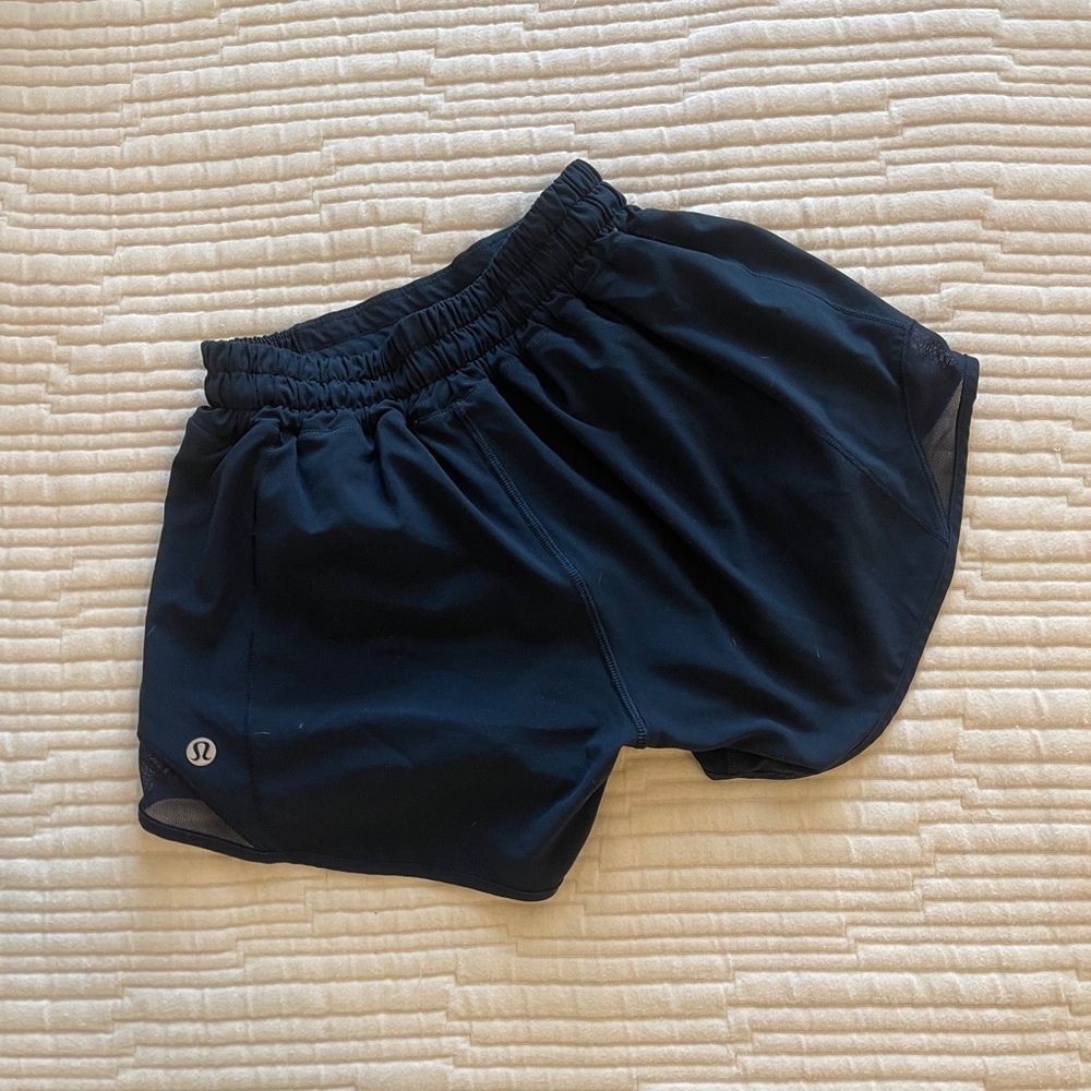 Lululemon hottie hot shorts, Navy, Size 0 Tall